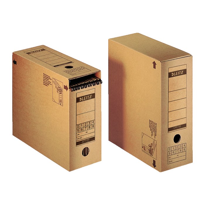 LEITZ Archivboxen braun 12,0 x 32,5 x 27,5 cm, 10 St.