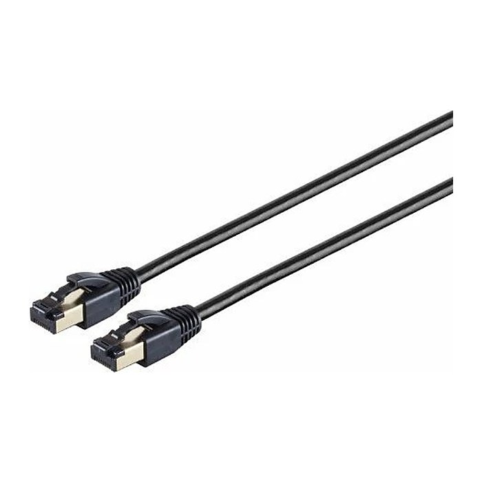 Shiverpeaks Patchkabel Cat8.1 F/FTP PIMF LSZH 5m schwarz