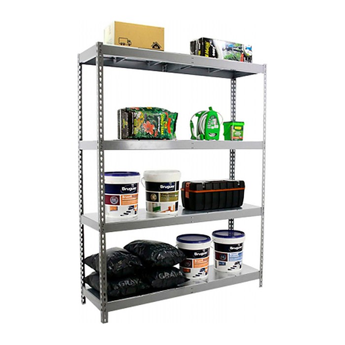Simonrack Schwerlast-Weitspannregal SIMONFORTE 8425437092589 grau 210,0 x 60,0 x 200,0 cm