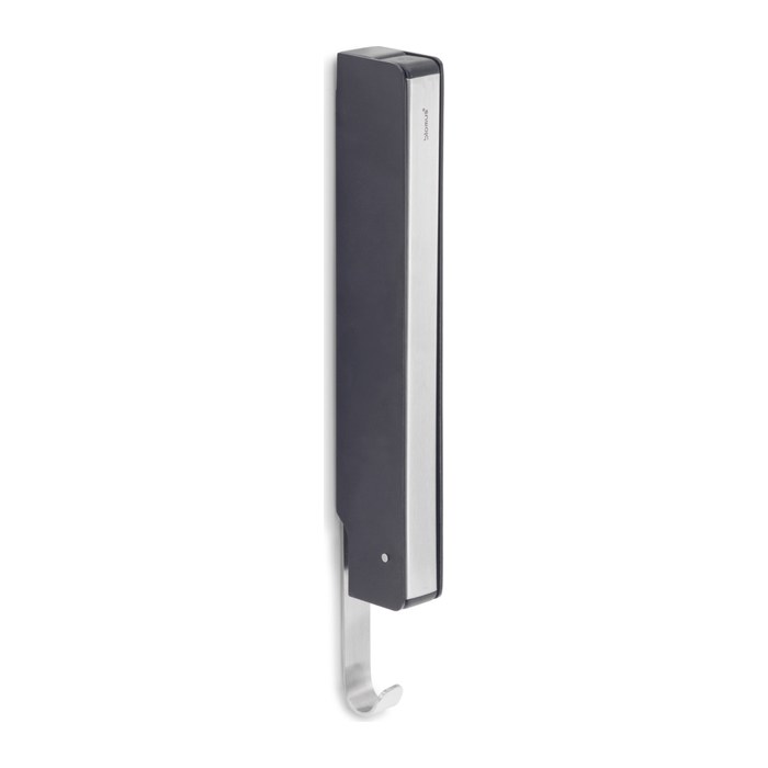 blomus Wandgarderobe Lanca 63262 schwarz Metall 1 Haken 2,0 x 25,5 cm, 1 St.