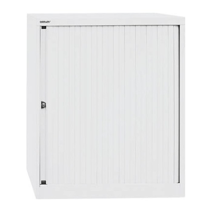 BISLEY Rollladenschrank verkehrsweiß 2 Fachböden 80,0 x 43,0 x 103,0 cm