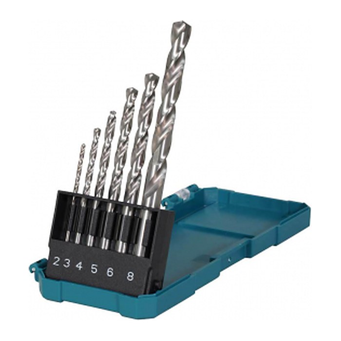 makita Metallbohrer-Set D-78346 HSS-GS, 6-teilig