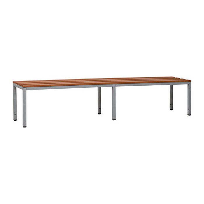 Gürkan Garderobenbank 107256 grau, buche Holz 160,0 cm