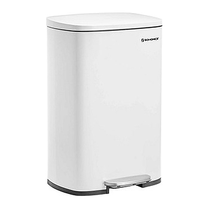 SONGMICS Mülleimer 50,0 l weiß, 1 St.