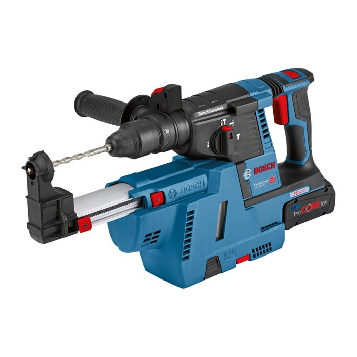 BOSCH Professional GBH 18V-26 F Akku-Bohrhammer-Set, SDS-plus, Schnellspannbohrfutter 18 V, 2,6 Joule, mit 2 Akkus