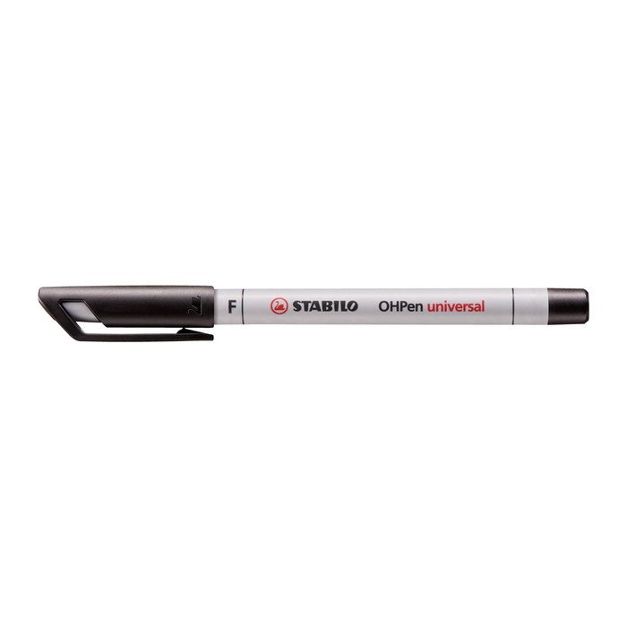 STABILO OHPen universal Folienstifte schwarz 0,7 mm non-permanent, 10 St.