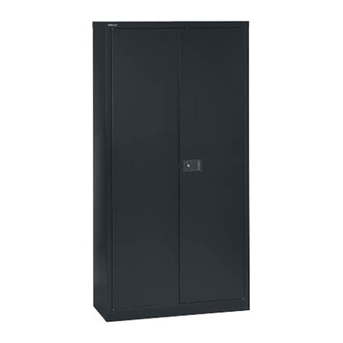 BISLEY Stahlschrank Universal E722A03633 schwarz 3 Fachböden 91,4 x 40,0 x 180,6 cm, aufgebaut, 1 St.