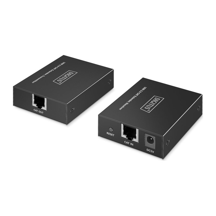 DIGITUS USB Extender 4xUSB-A 150m mit CAT6 schwarz