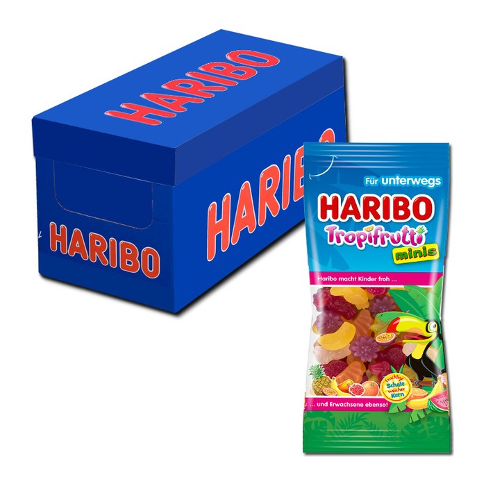 HARIBO TROPIFRUTTI Fruchtgummi 14x 75,0 g, 14 St.