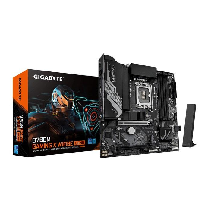 Gigabyte B760M Gaming X WiFi6E Gen5 (B760,S1700,mATX,DDR5