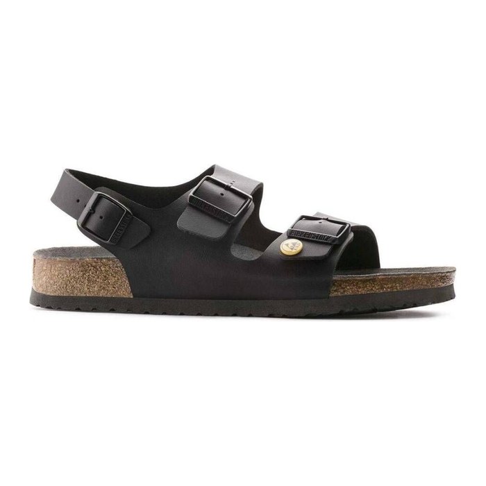 BIRKENSTOCK® unisex EN 61340 Arbeitssandalen MILANO ESD schwarz Größe 44, 1 Paar
