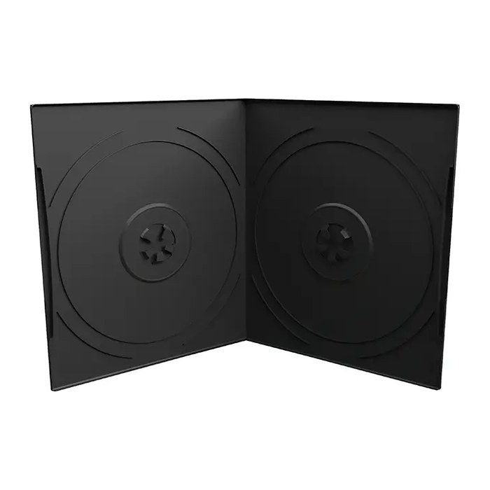 MediaRange DVD-Leerhülle für 2 Dics 7mm Taschenformat schw
