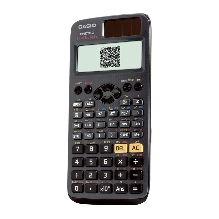 CASIO FX-87DE X Wissenschaftlicher Taschenrechner schwarz