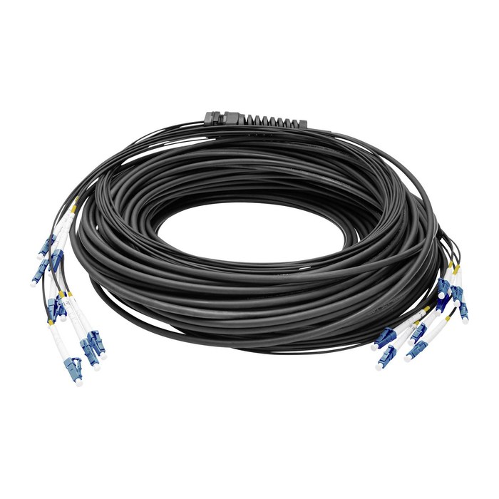 DIGITUS Glasfaser-Kabel Singlemode OS2,8 Fasern, LC/UPC 150m