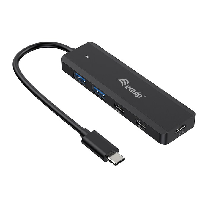 Equip 4-Port USB-C3.2-Hub->2xUSB-A 3.0/2xUSB-C/USB-C 5Gbps