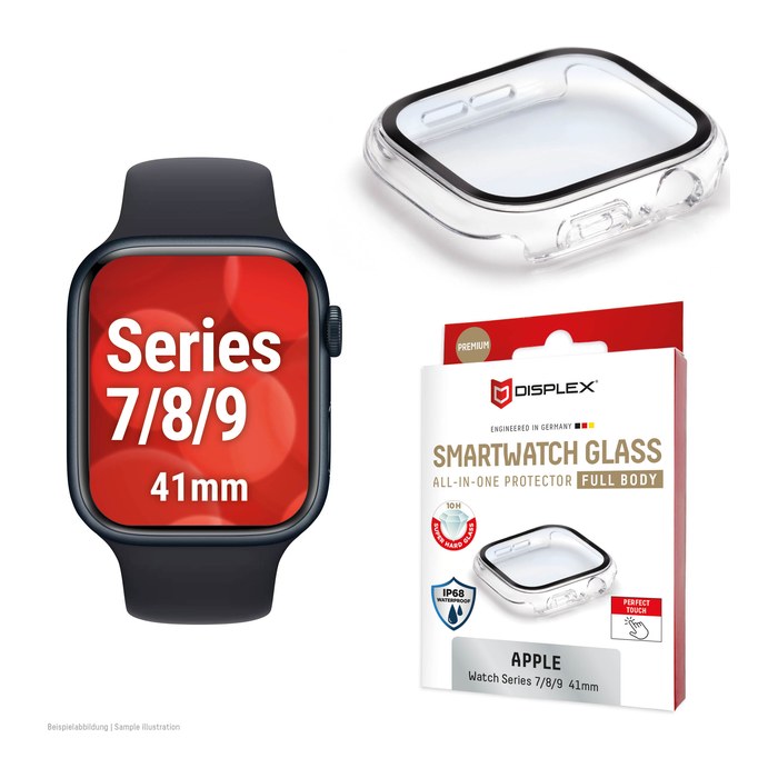 DISPLEX® Smartwatch Glass All-in-One Schutz-Set für Smartwatch