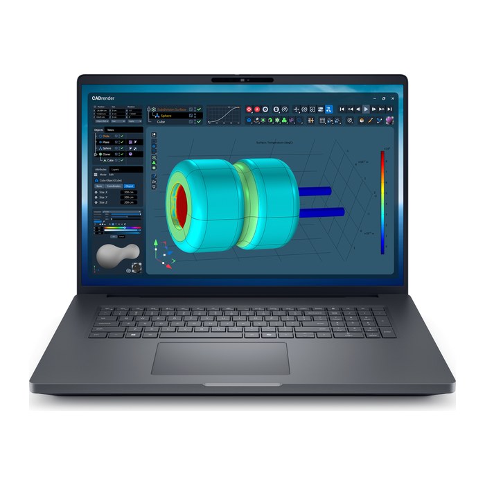 DELL Pro Max 18 Plus MB18250 Laptop 45,7 cm (18,0 Zoll), 32 GB RAM, 1 TB SSD, Intel® Core™ Ultra 7 265HX