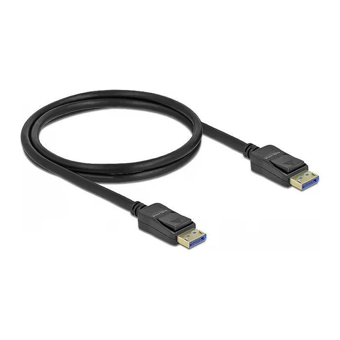 DeLOCK DisplayPort 2.0 Kabel 10K 60 Hz 2,0 m schwarz, 1 St.