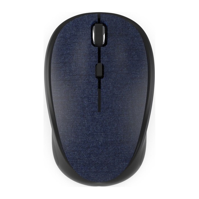 INCA Wrls Maus 1600DPI/4Tasten/2.4GHzUSB-A/Stoff bl retail