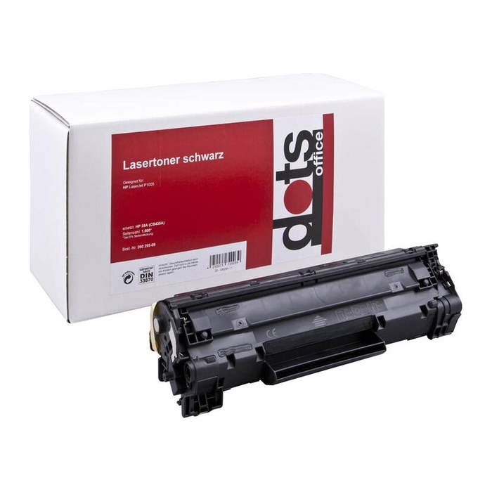 dots schwarz Toner kompatibel zu HP 35A (CB435A)