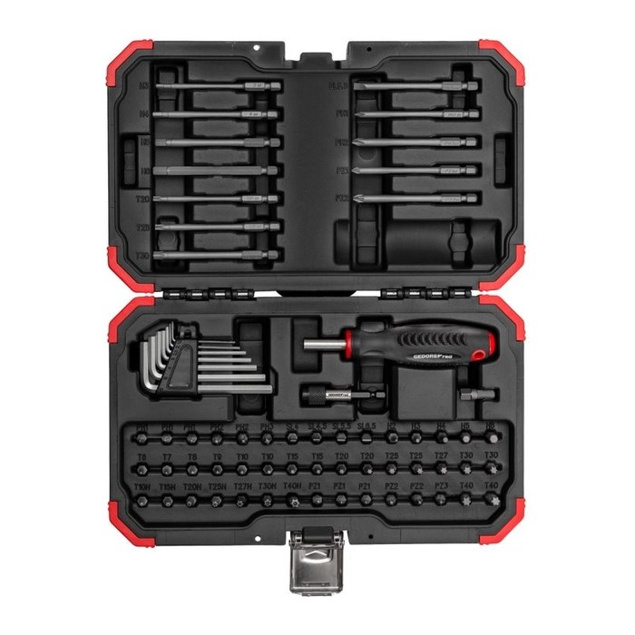 GEDOREred Bit-Set R33003067, 67-teilig