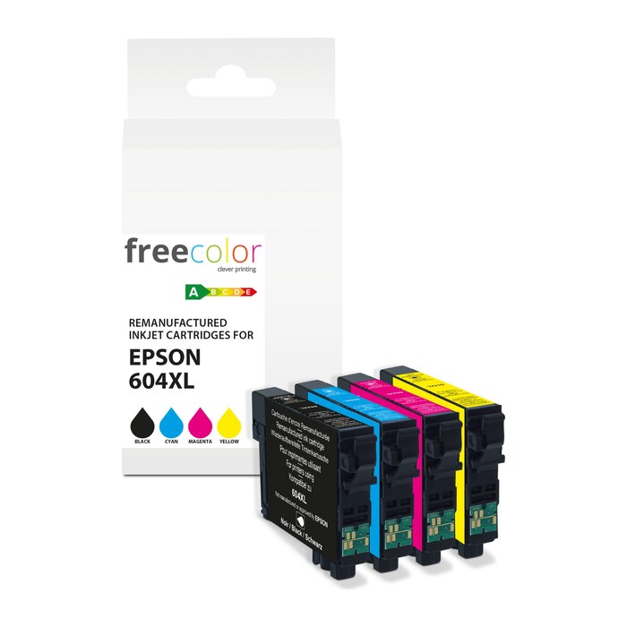 Freecolor Patrone Epson 604XL Multipack BK/C/M/Y 12ml+3x11ml remanufactured