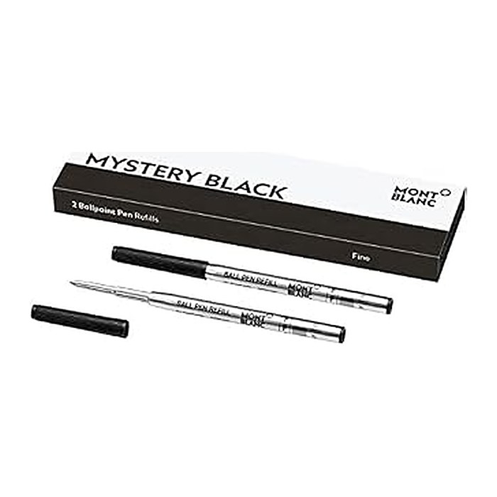 MONTBLANC Mystery Black Kugelschreibermine F schwarz, 2 St.