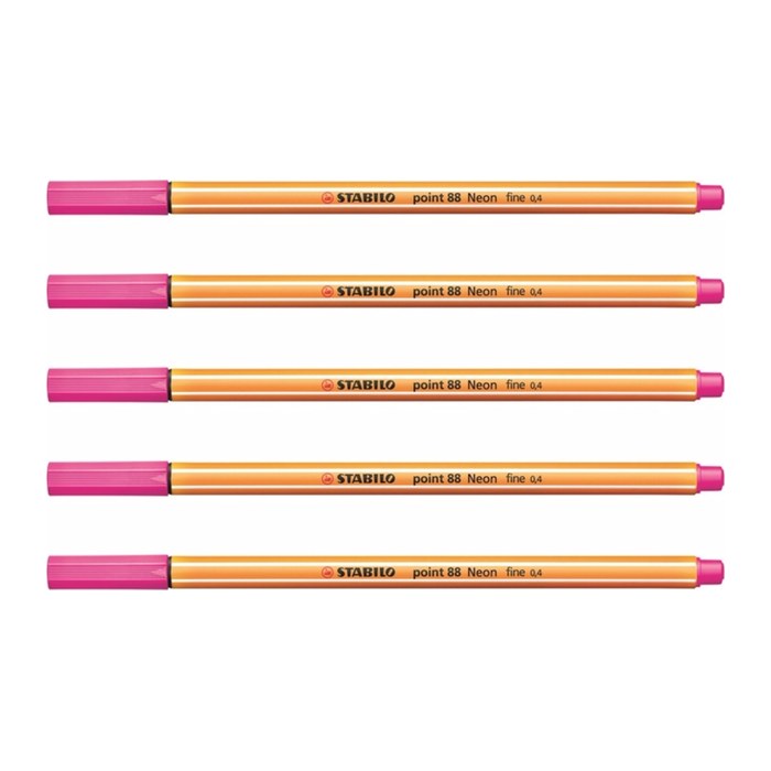 STABILO point 88 Fineliner pink 0,4 mm, 1 St.
