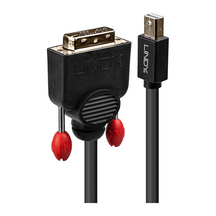 LINDY Mini-DisplayPort an DVI-D Kabel schwarz 2m