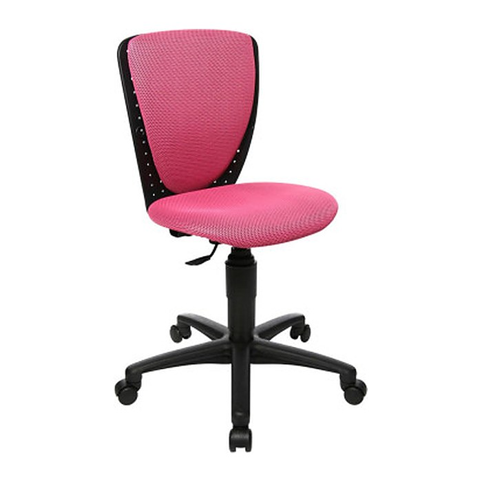 Topstar Kinderdrehstuhl High S'cool®, 70570BB10 Stoff rosa, Gestell schwarz