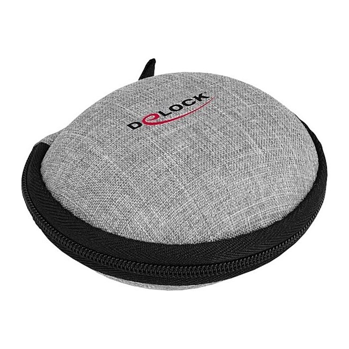 DELOCK Kopfhörer Schutztasche für In-Ear Kopfhörer