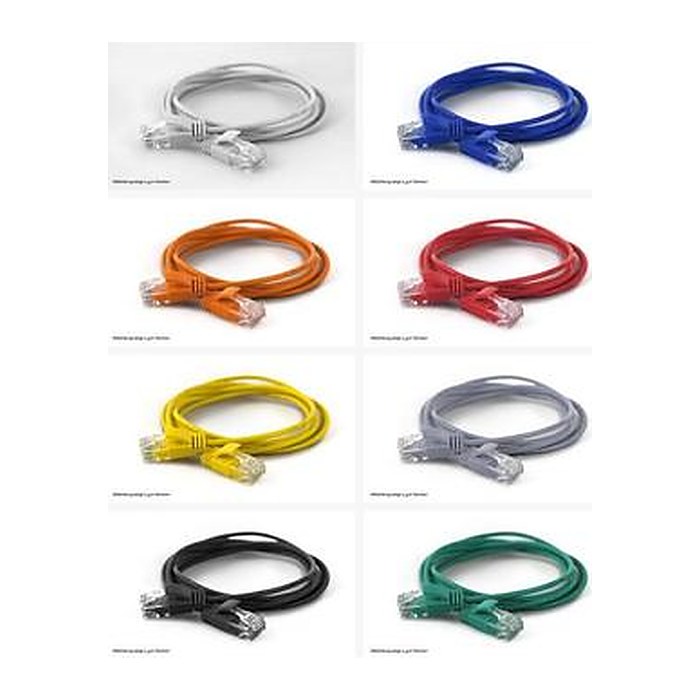 Wantec Patchkabel UTP CAT6a d=2,8mm 1,50m gelb