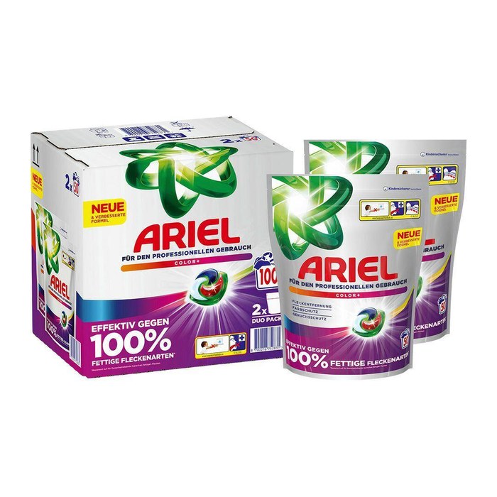 ARIEL Professional COLOR+ Waschmittel Caps, 2x50 St.