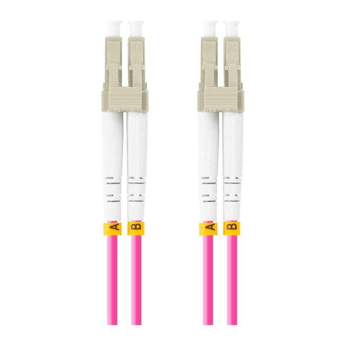 LANBERG Fiber Patchk. MM LC/UPC-LC/UPC DUPLEX 1m OM4 50/125