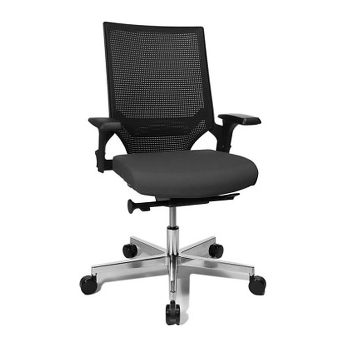 Topstar Bürostuhl T300, TA309A T220 Stoff anthrazit, Gestell alu