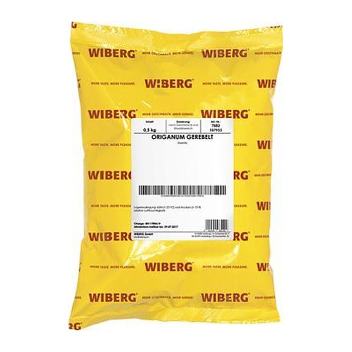 WIBERG Oregano gerebelt Gewürz, 500,0 g