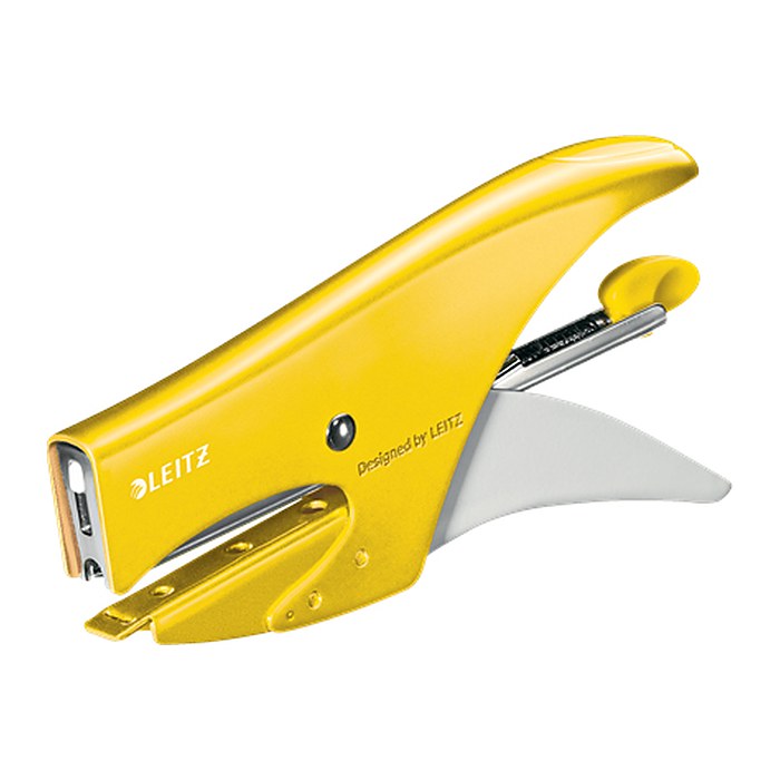 LEITZ Heftzange 5531 WOW gelb-metallic, 1 St.