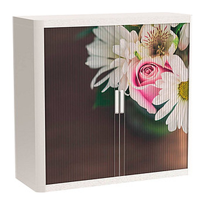 PAPERFLOW easyOffice Garden Factory Rollladenschrank 62484 2 Fachböden 110,0 x 41,5 x 104,0 cm