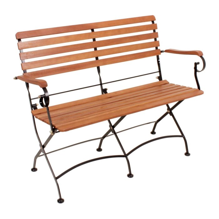 Garden Pleasure Gartenbank Wien 304933 braun Holz 116,0 cm