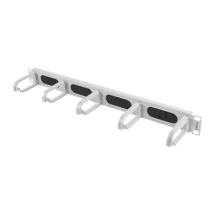 LANBERG 19" Kabelorganisation Bürstenleiste Typ B 1U grau