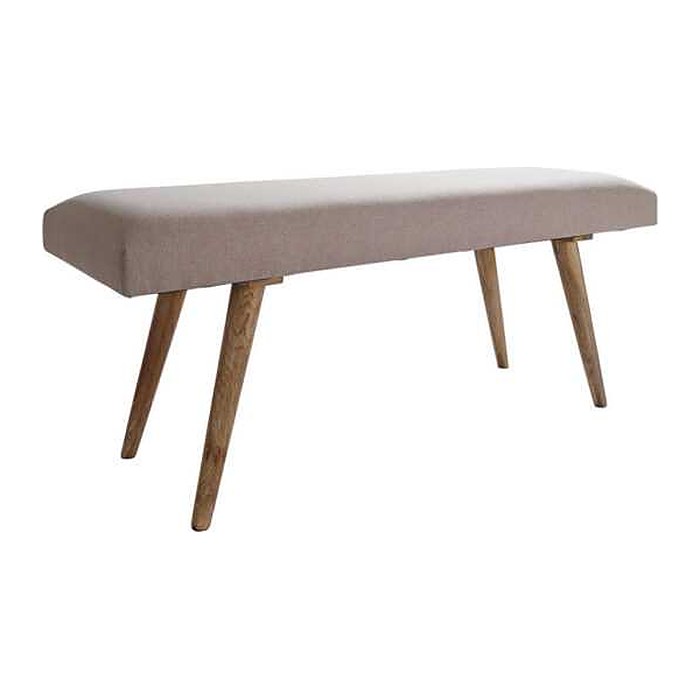 WOHNLING Sitzbank WL5.329 beige Stoff 117,0 cm