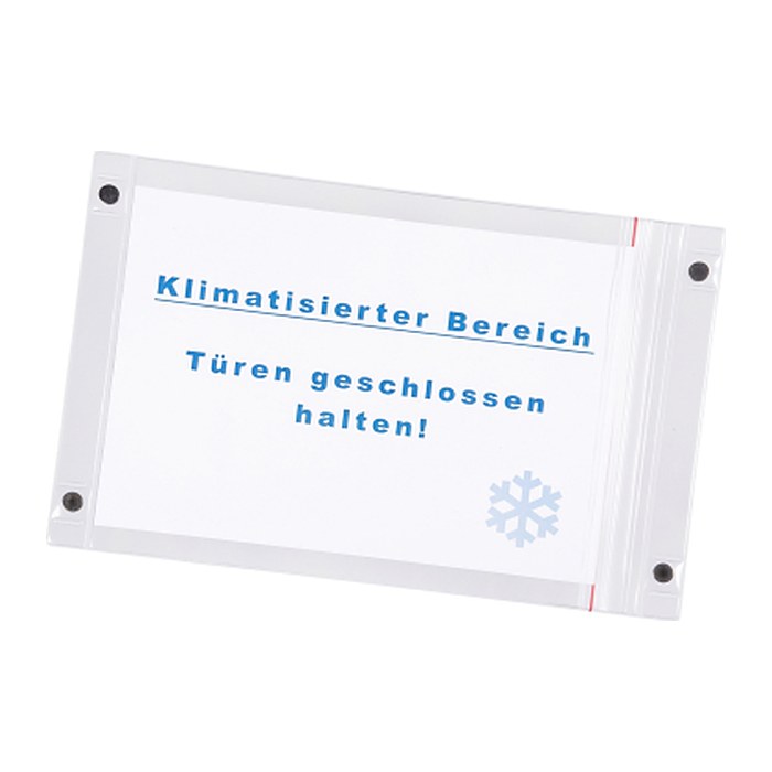 EICHNER Dokumententaschen DIN A4 quer transparent glatt, 10 St.