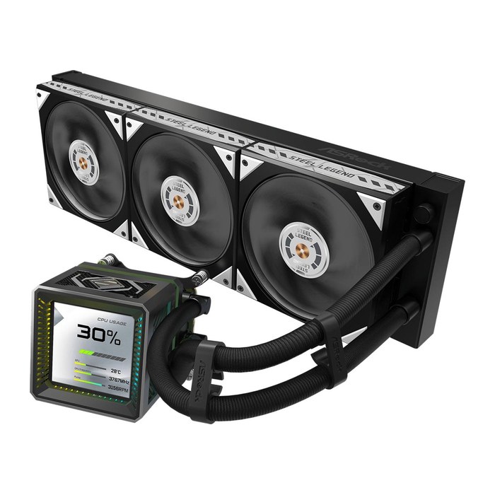 ASRock Steel Legend Dark 360 LCD