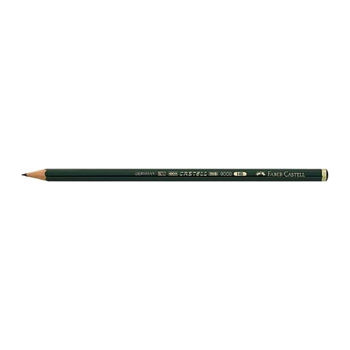 FABER-CASTELL 9000 Bleistift 2B grün, 1 St.