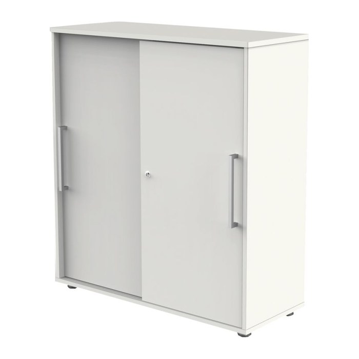 Kerkmann Schiebetürenschrank, 13449110 weiß 2 Fachböden 100,0 x 40,0 x 111,0 cm