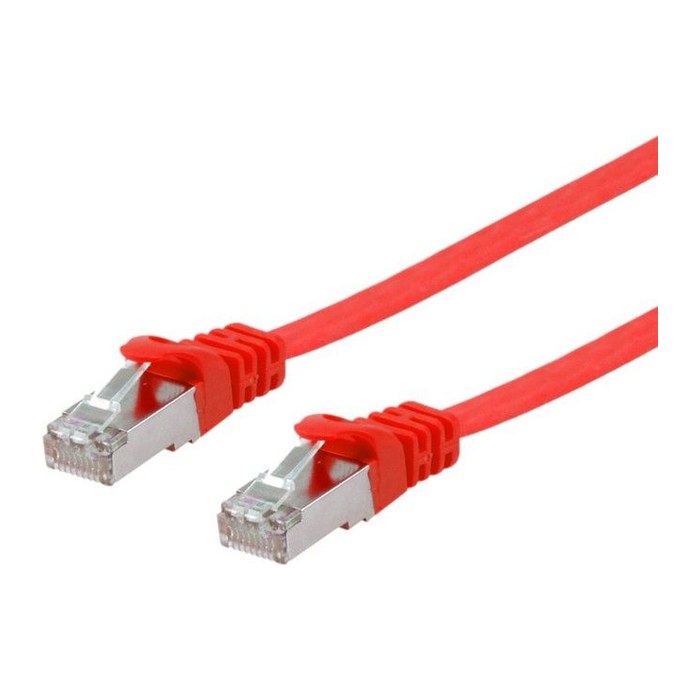 Equip Patchkabel Cat6A Flat U/FTP 2xRJ45 0.50m rot LSZH Polybeutel