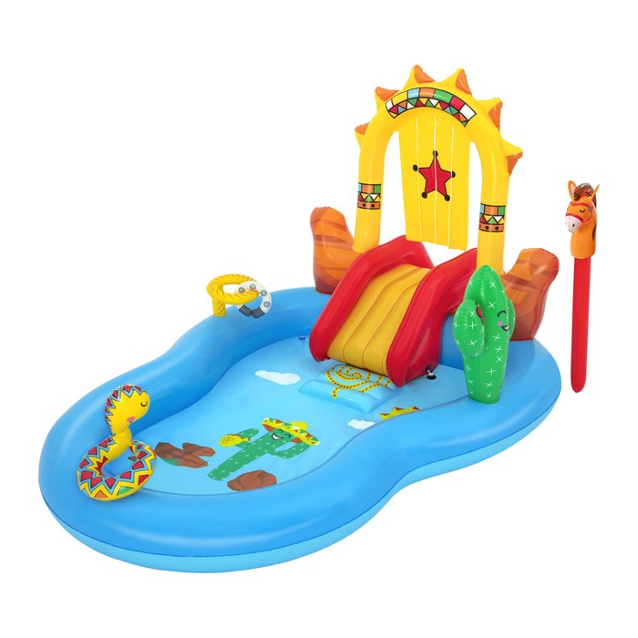 Bestway® Planschbecken Wasserspiel Wild West 278,0 l mehrfarbig 264,0 x 188,0 x 140,0 cm