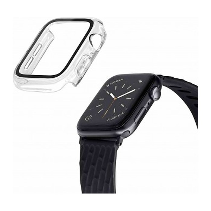 LAUT SHIELD Clear Glass/PC protector for Apple Watch 44mm