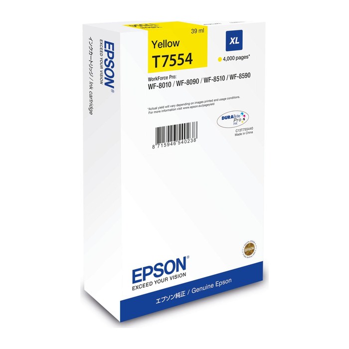 EPSON T7554XL gelb Druckerpatrone