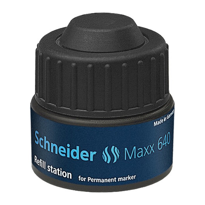 Schneider Nachfülltinte Maxx 640 schwarz